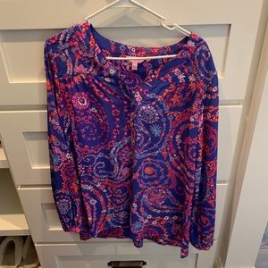 Flora Print Lilly Pulitzer Elsa top